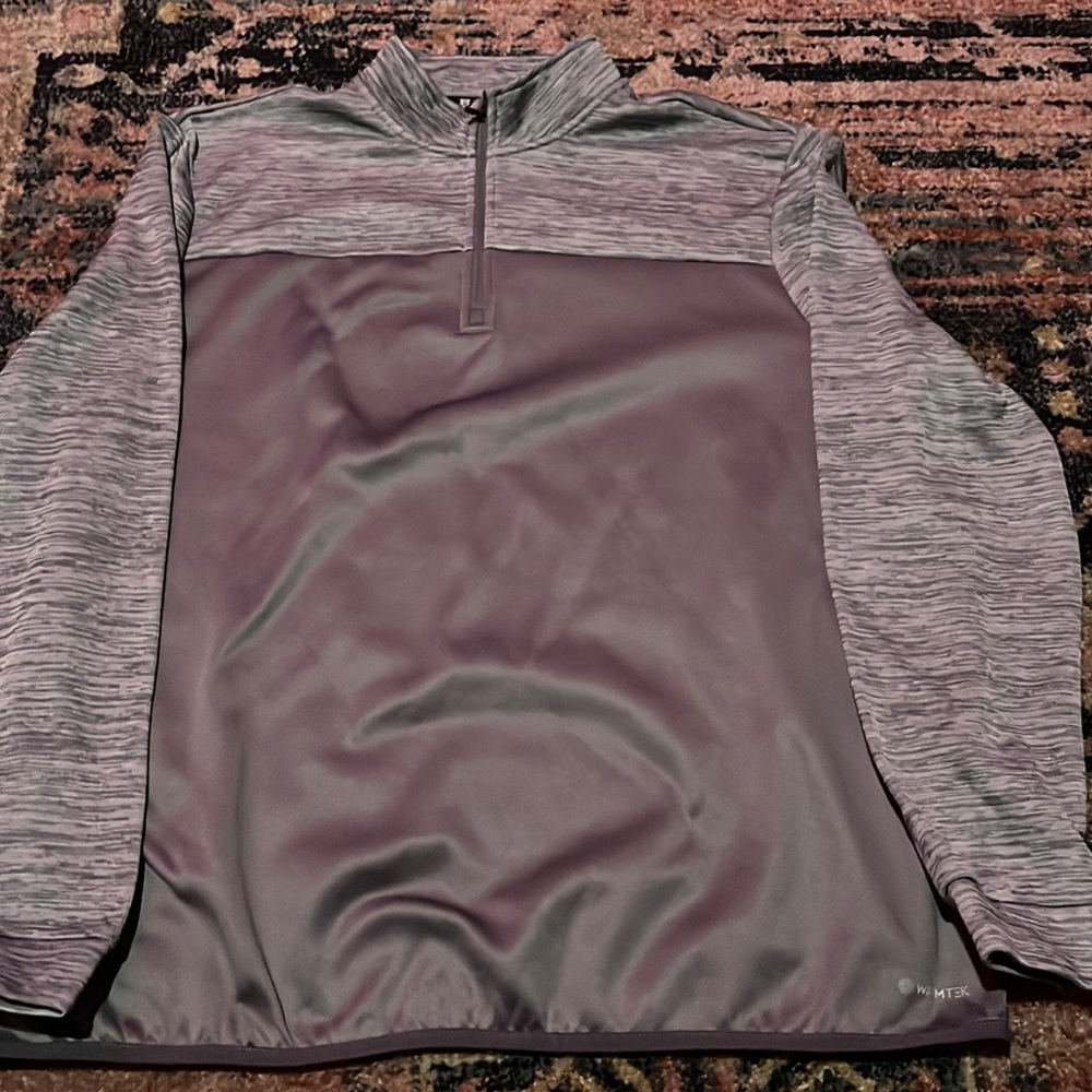 Grey tel gear quarter zip up jacket!
